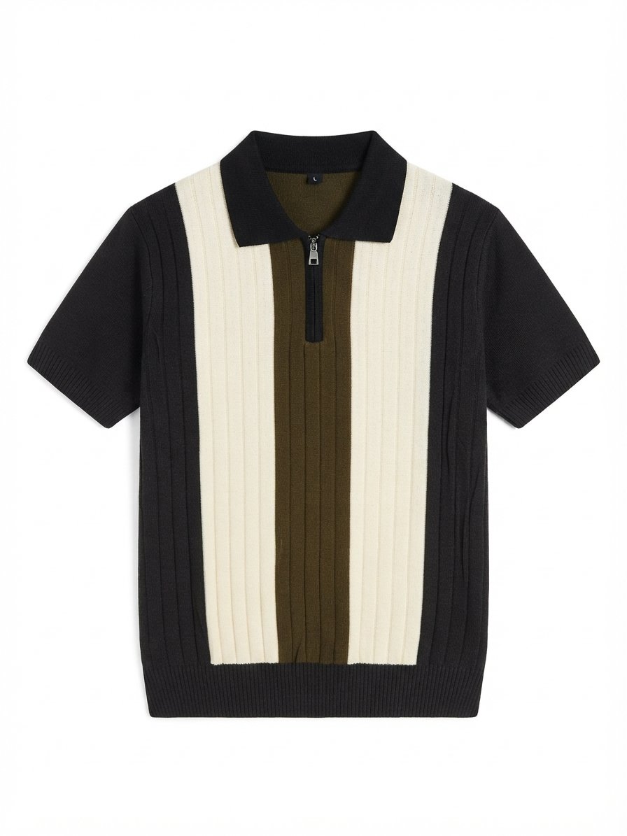 Multi-Color Old Money Zip Shirt — photo 5